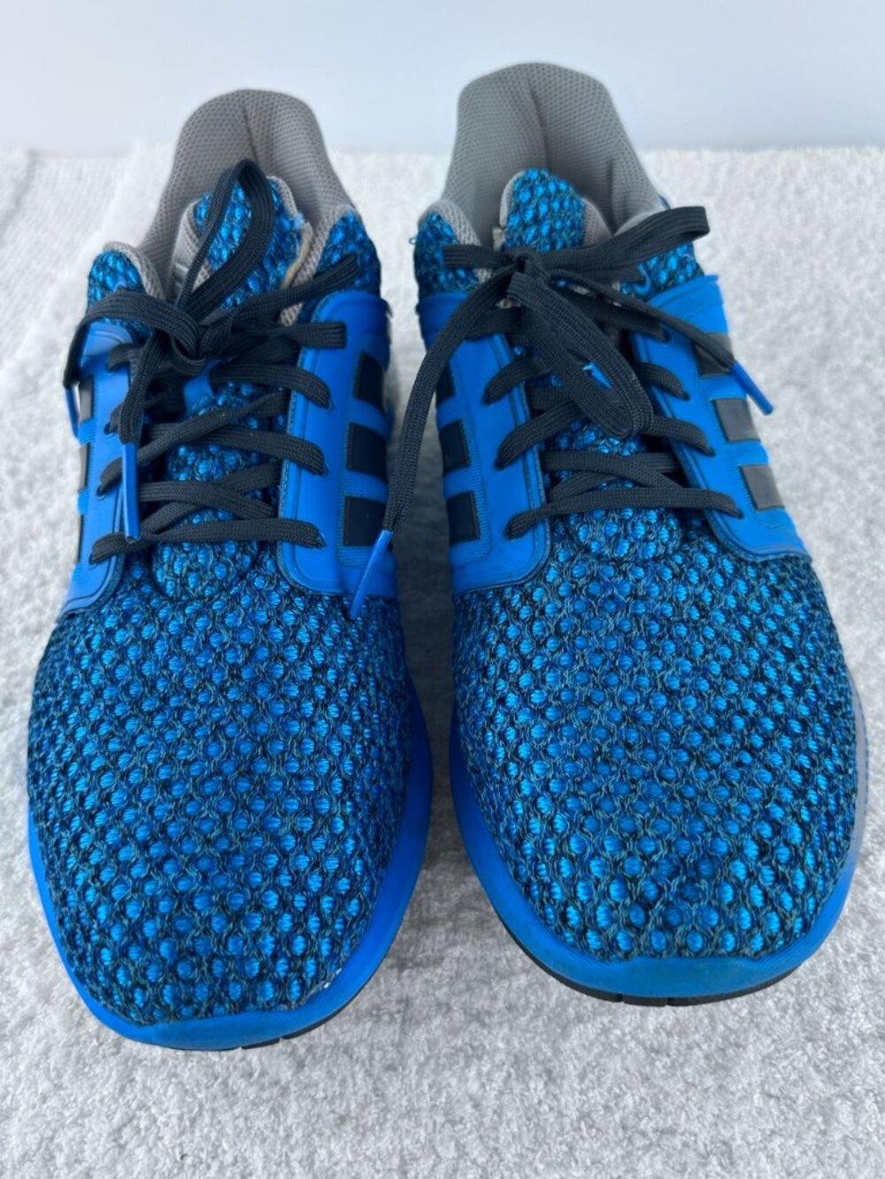 Adidas CC Rocket Boost Blue Black Running Shoes Men’s Size 10